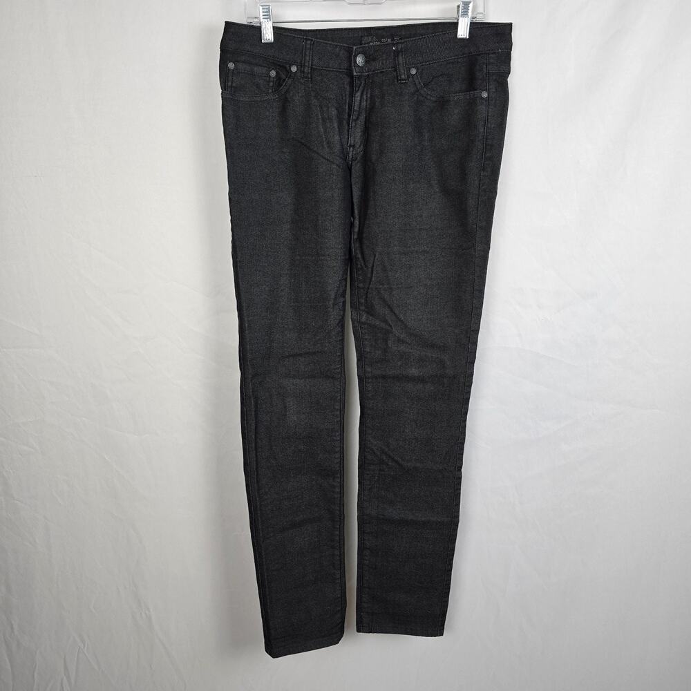 Prana Jeans Women's 10/30 Black Charcoal Wash Skinny
